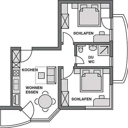 Bergkristall Apartmán *